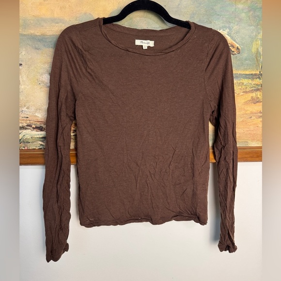 wool blend madewell base layer- tagged as a M, but fits like a XS/S - Picture 1 of 4